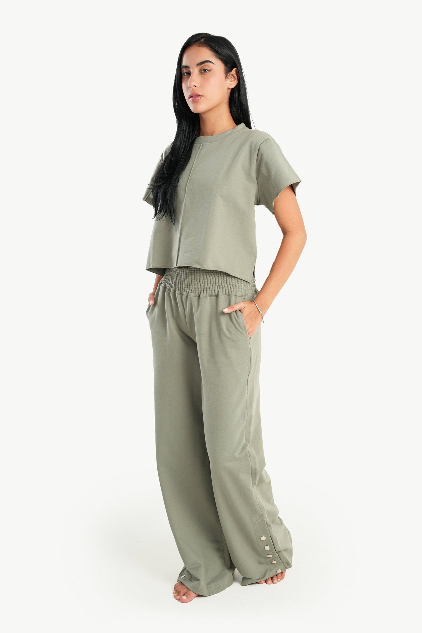 Wide Waist Pyjama Pants
