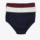 Carina Pack of 3 Colored Brief Panties