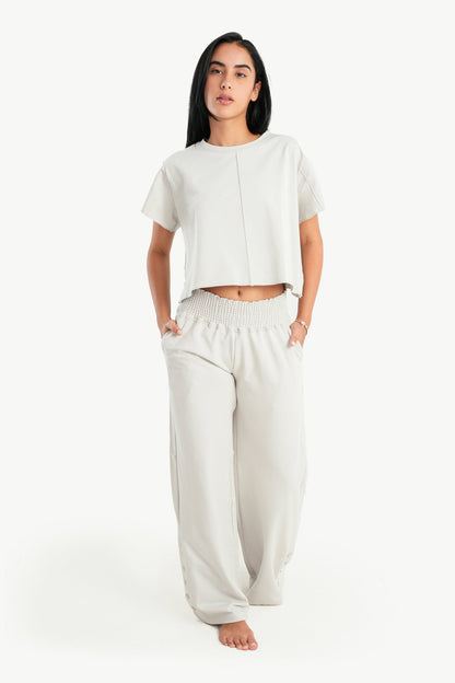 Wide Waist Pyjama Pants