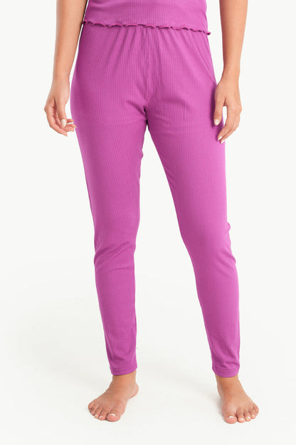 Carina Ribbed Pajama Leggings