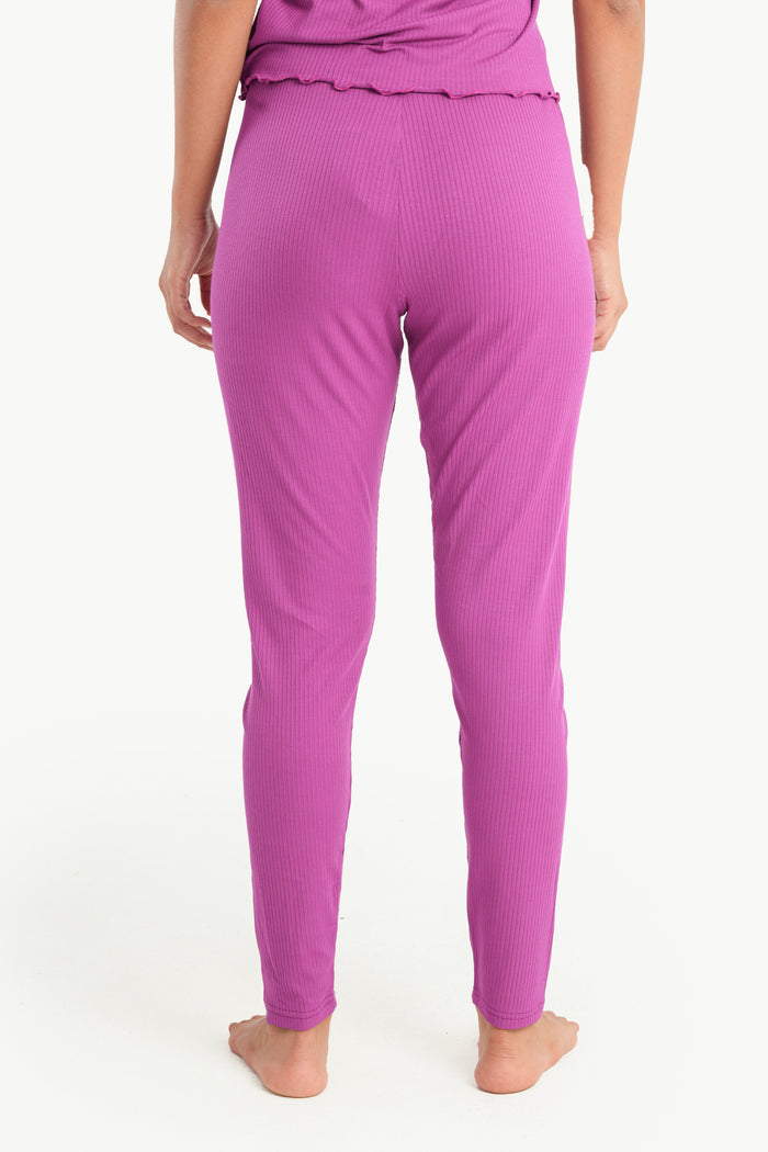 Carina Ribbed Pajama Leggings