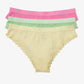 Carina Pack of 3 Colored Bikini Panties