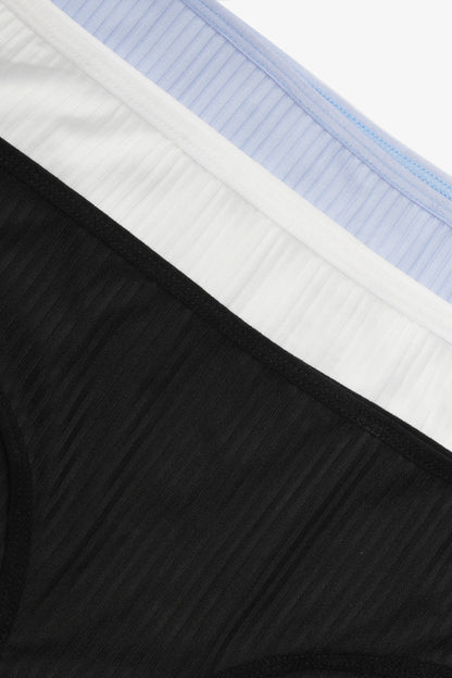 مجموعة من 3 سراويل داخلية ملونة