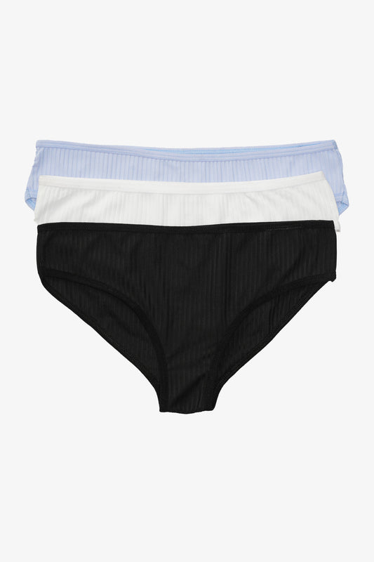 Carina Pack of 3 Colored Brief Panties