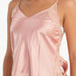 Carina Nightgown with Crossed Side & Lace