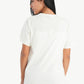 Carina Cotton Off White T-Shirt