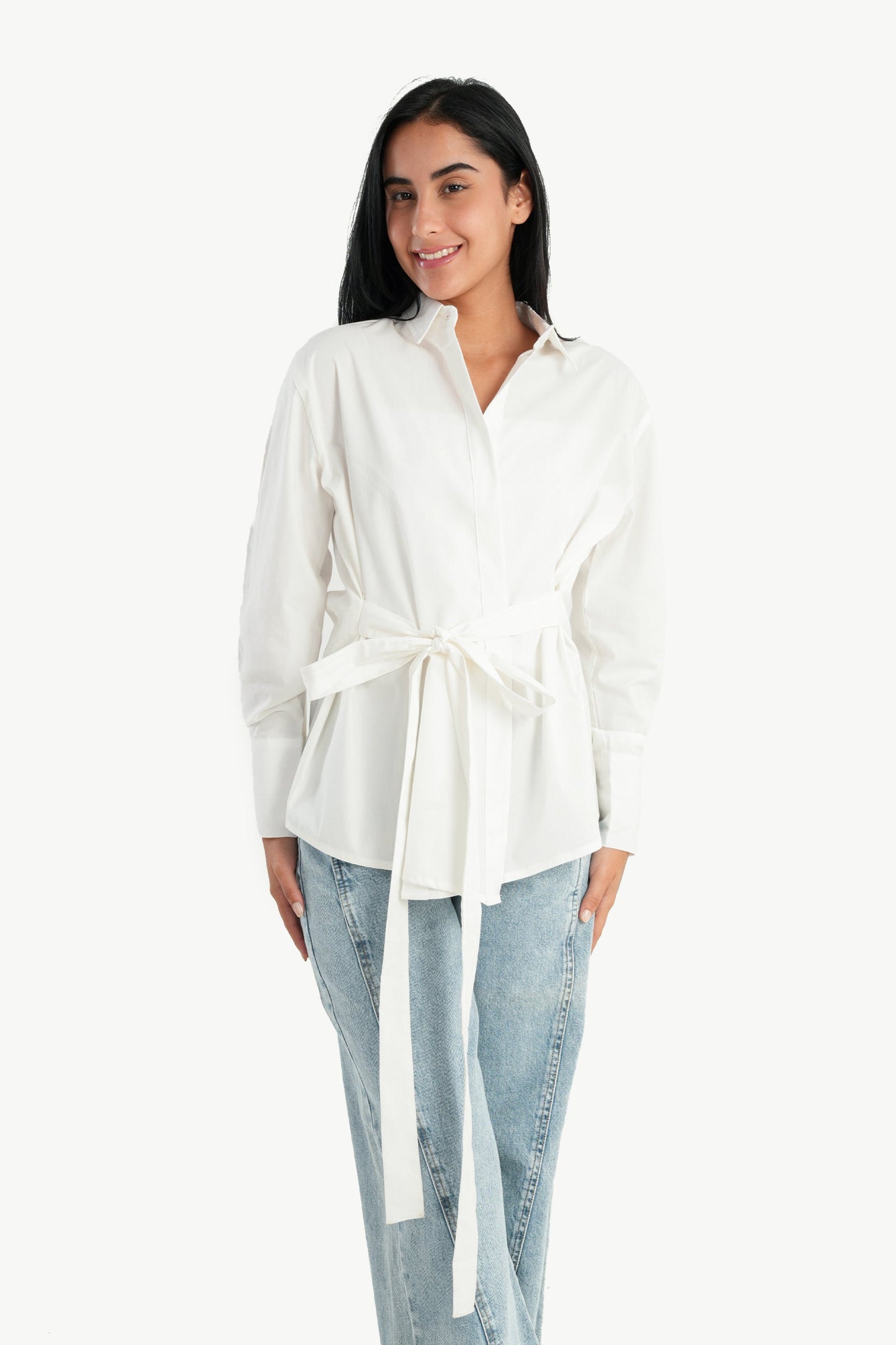 Carina Shirt with Waist Belt