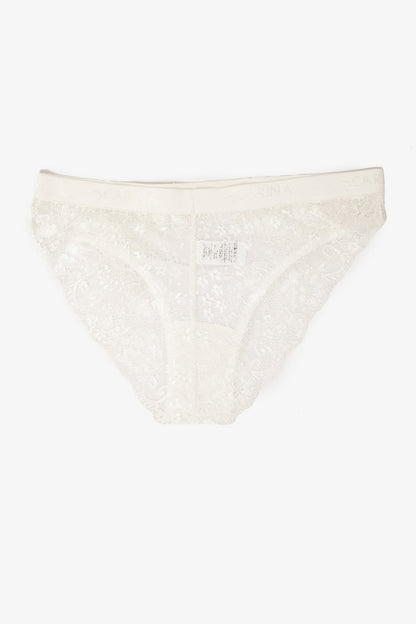 بيكيني داخلي من الدانتيل الأسود