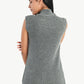 High Neck Ribbed Pullover