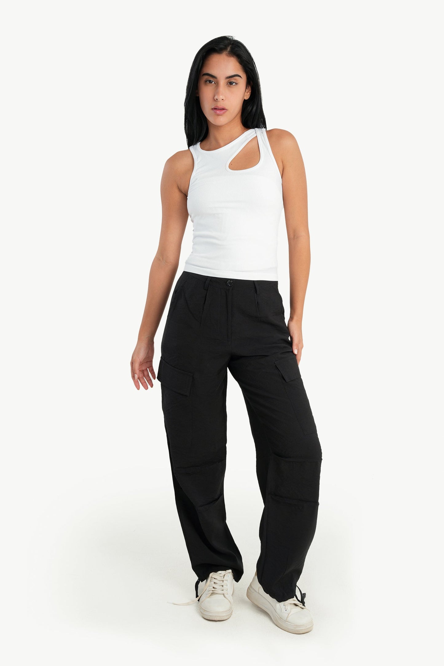 Carina Cargo Pants with Drawstring