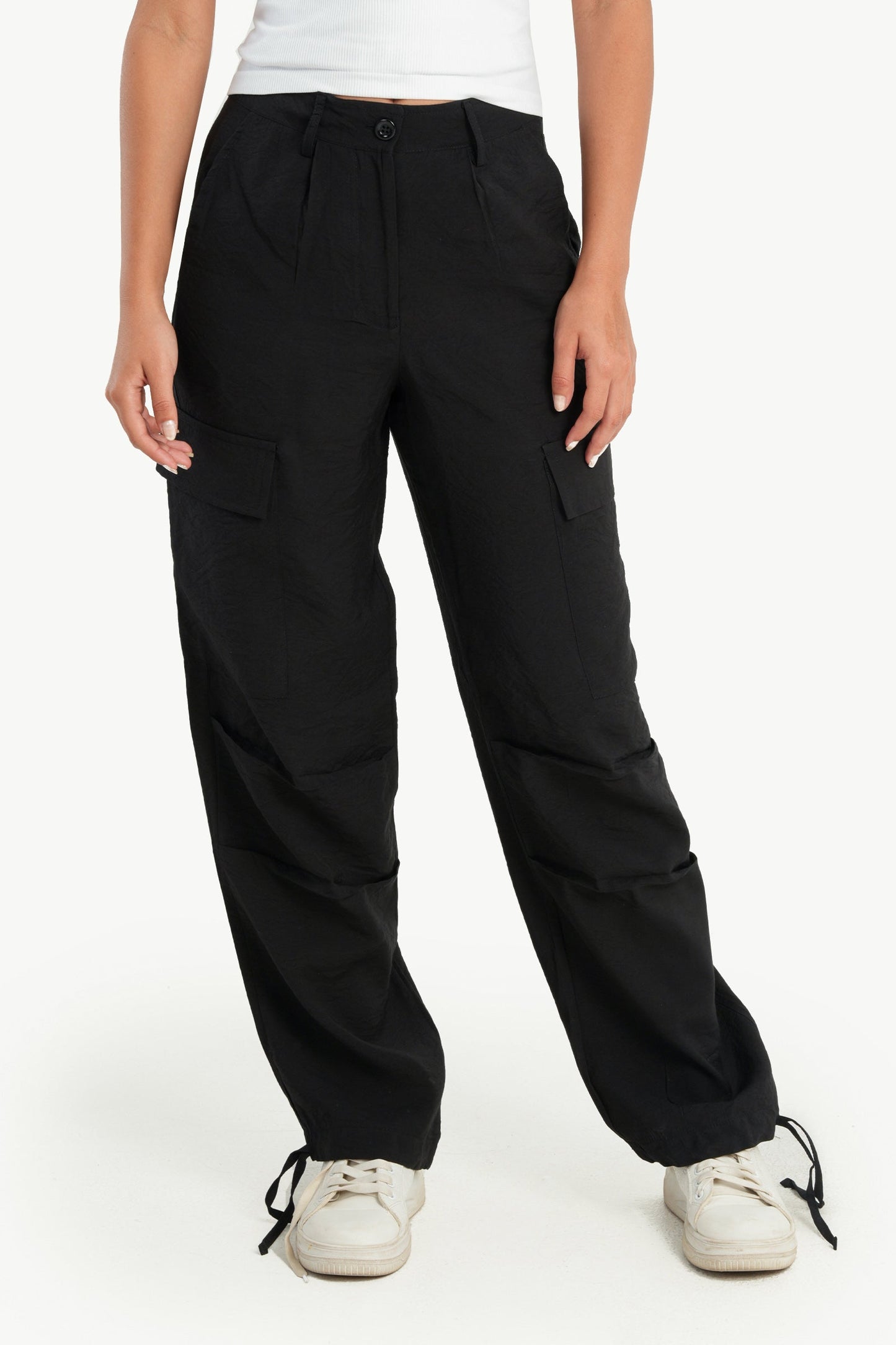 Carina Cargo Pants with Drawstring