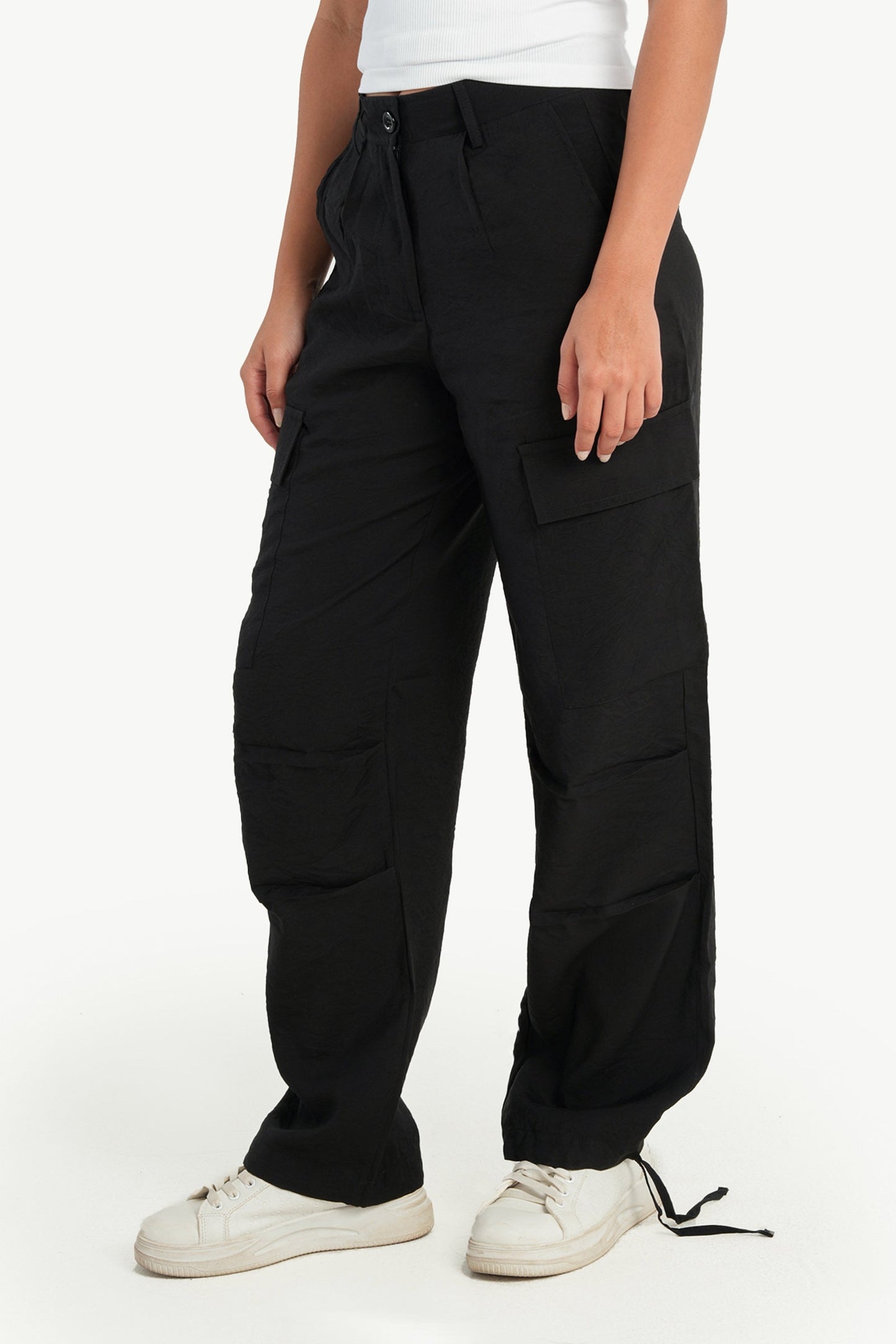 Carina Cargo Pants with Drawstring