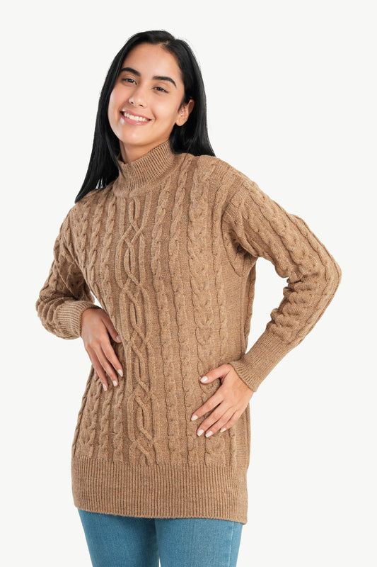 Coffee Cable Knitted Pullover