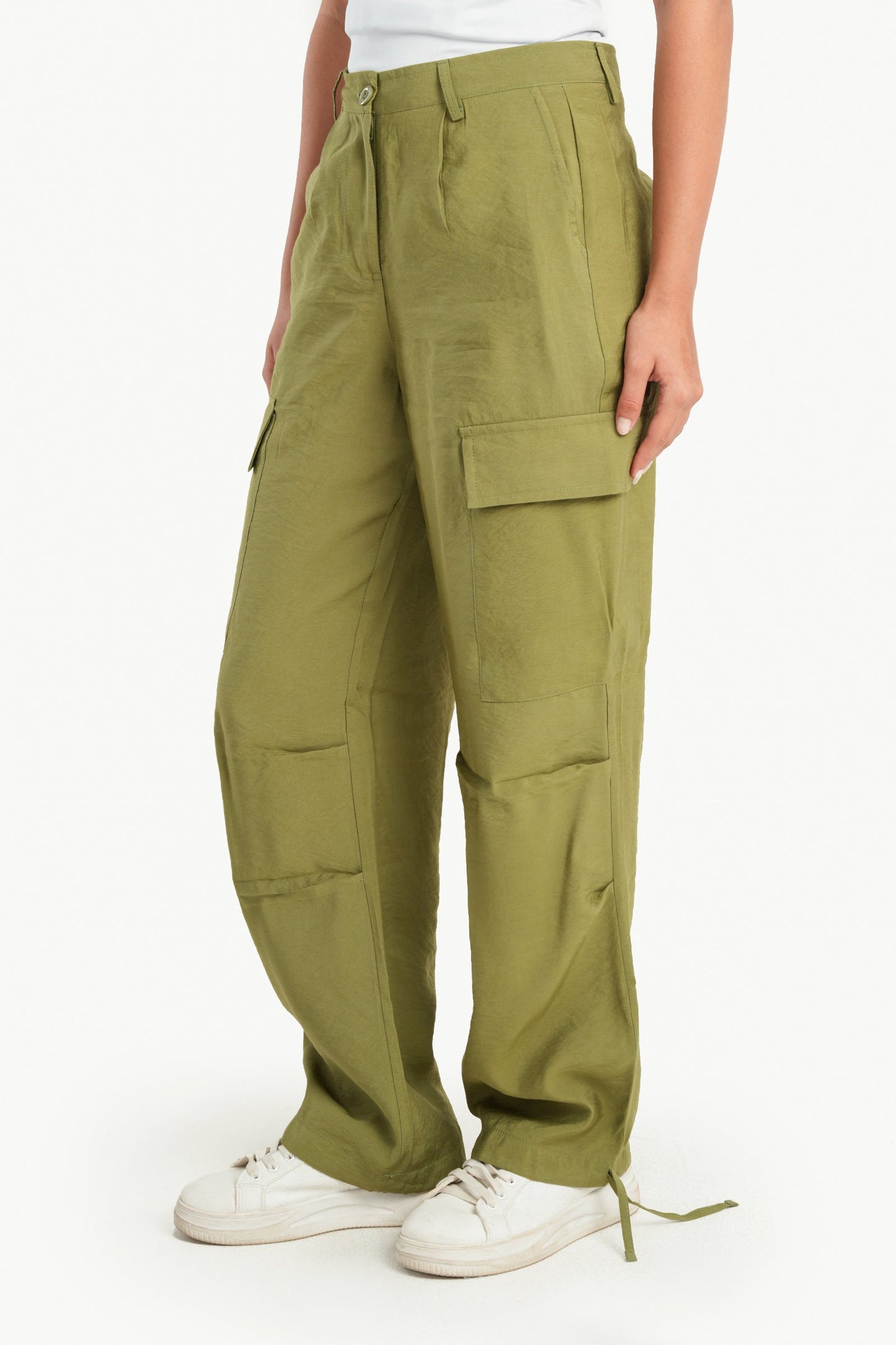 Carina Cargo Pants with Drawstring