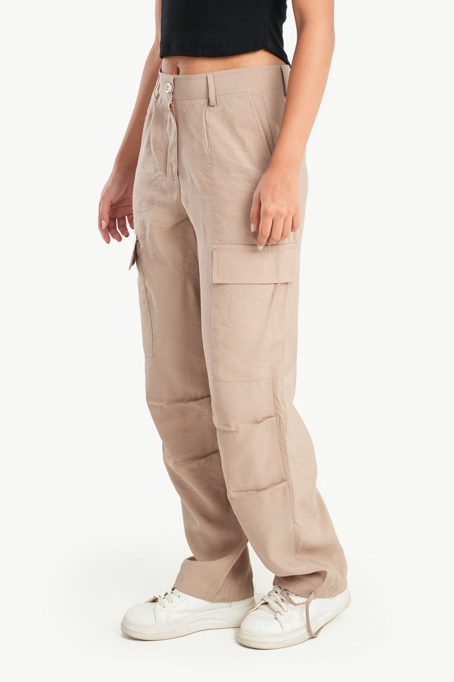 Carina Cargo Pants with Drawstring