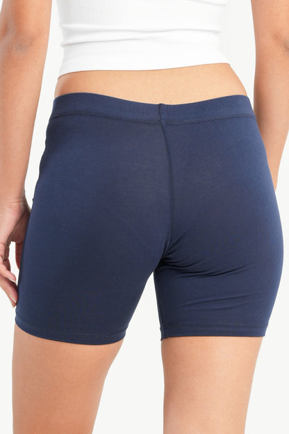 بنطال ضيق قصير من القطن بقصّة Slim Fit