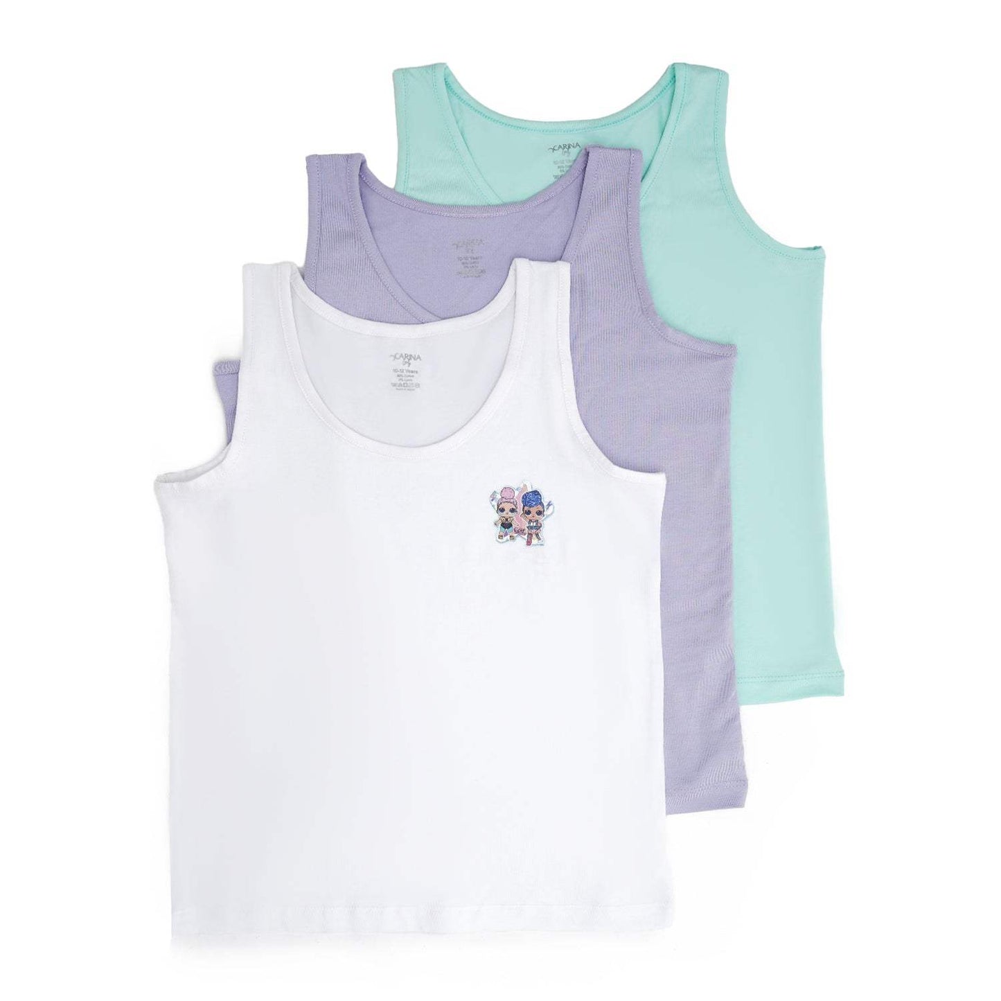 Carina Pack of 3 Basic Top for Girls