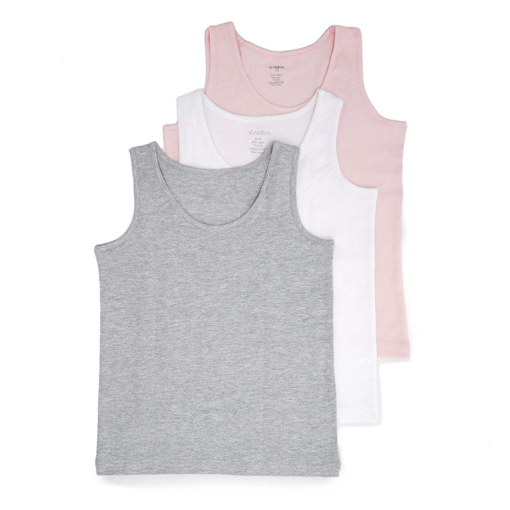 Carina Pack of 3 Basic Top for Teen Girls