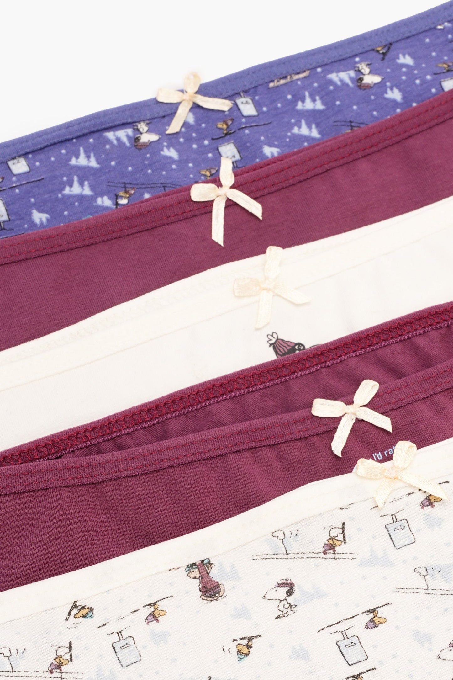 Pack of 5 Colored Bikini Panties