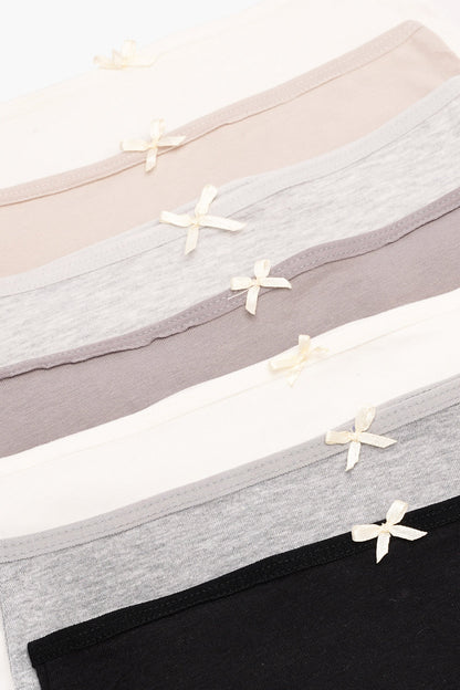 مجموعة من 7 سراويل داخلية كاملة ملونة