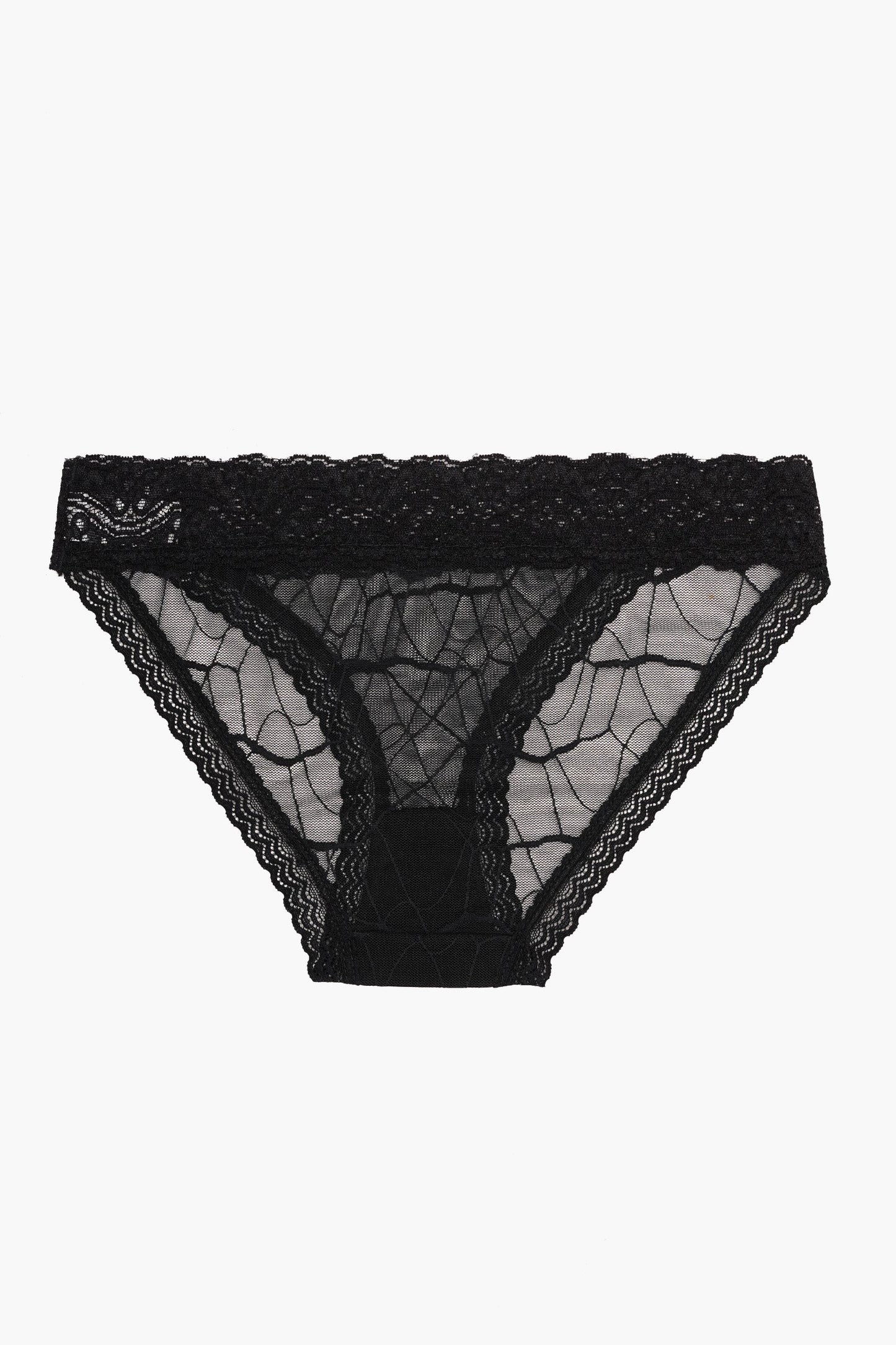 سروال بيكيني دانتيل أساسي