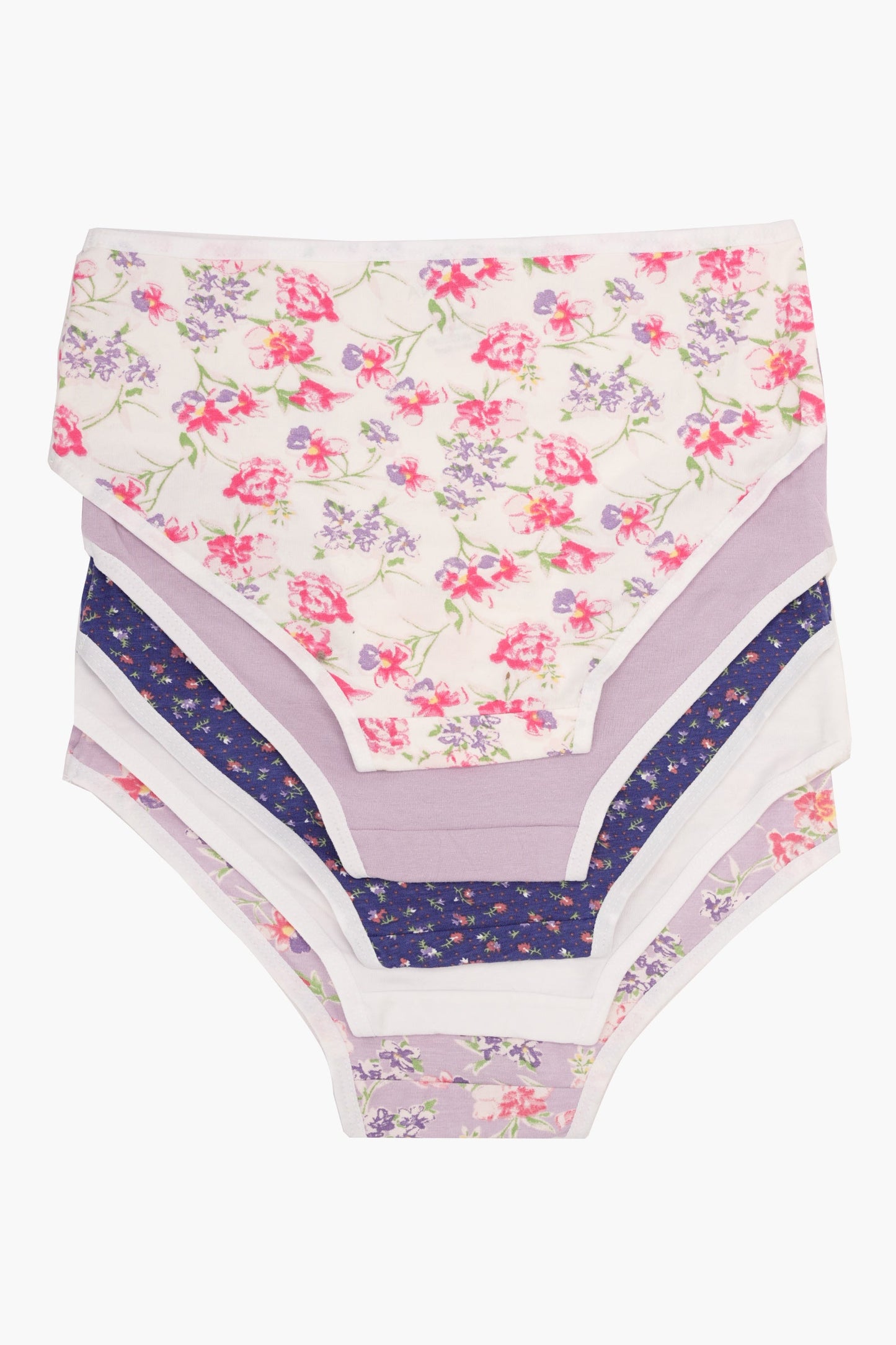 Pack of 5 Colored Brief Panties