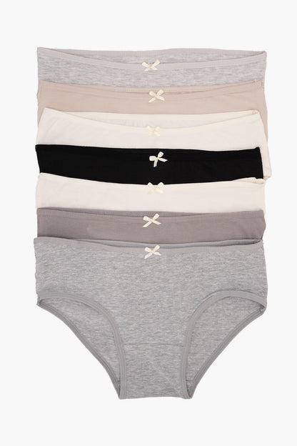 مجموعة من 7 سراويل داخلية ملونة