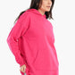 Fuchsia Printed Lounge Hoodie