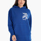 Blue Printed Lounge Hoodie