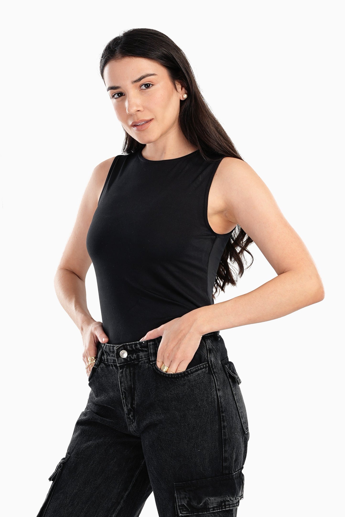 Round Neck Basic Top