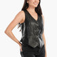 Black Leather Vest