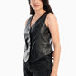 Black Leather Vest