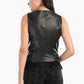 Black Leather Vest