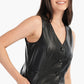 Black Leather Vest