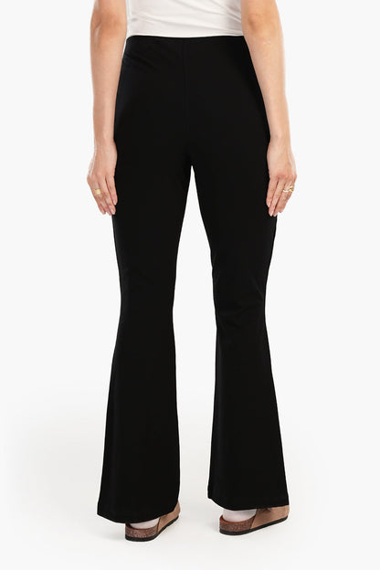 Black High Waist Flare Pants