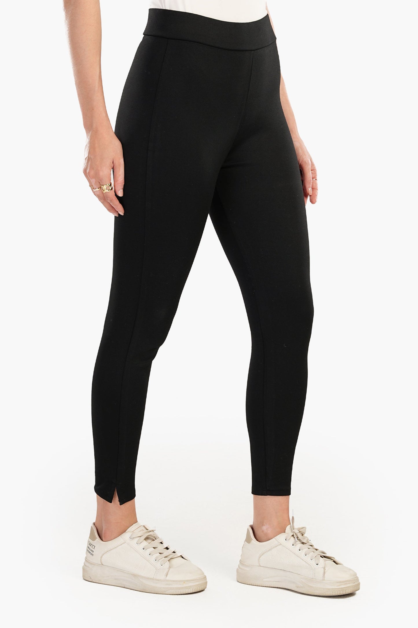 Black Ankle Length Pants