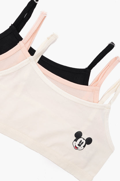 مجموعة من 3 حمالات صدر للبنات