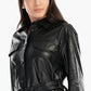 Leather Shirt with Waist Belt