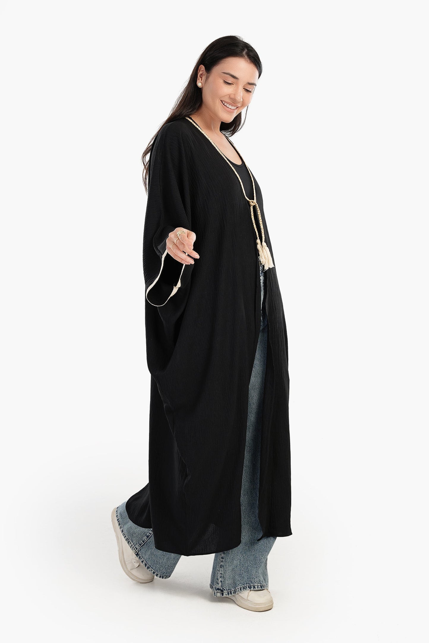 Oversized Open Front Kimono