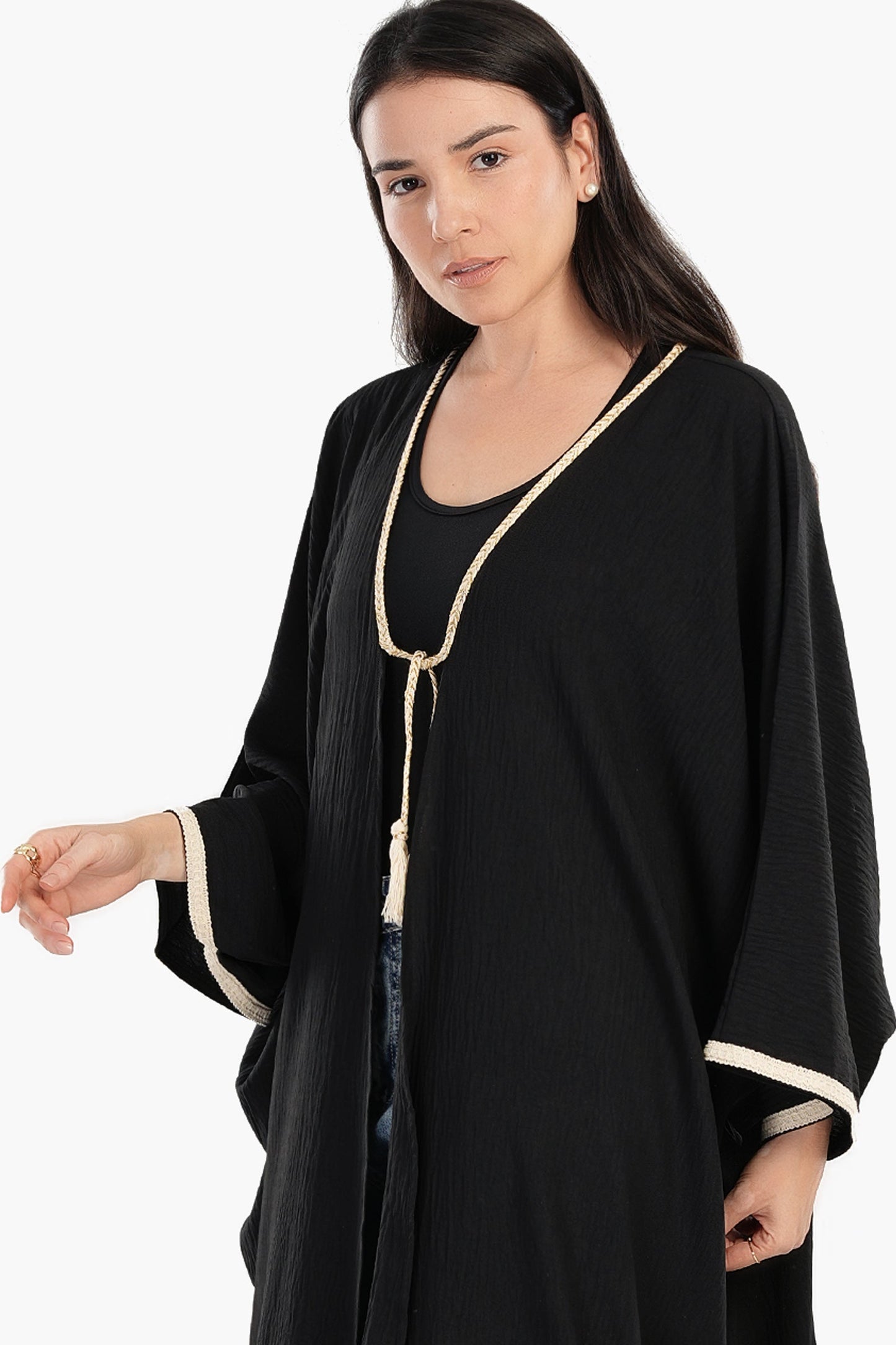 Oversized Open Front Kimono