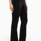 Black Flare Full Length Pants