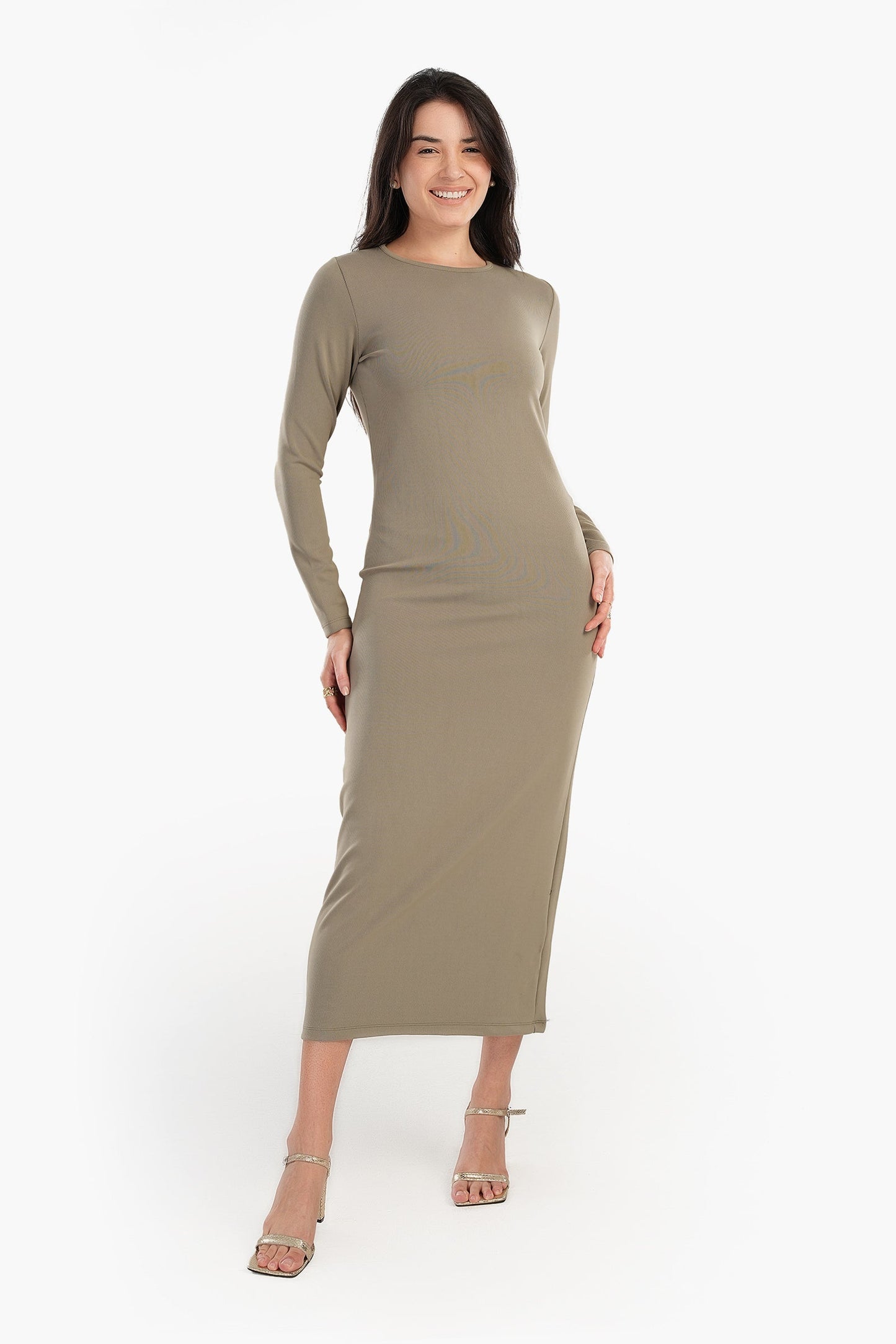 Slim Fit Slip on Dress