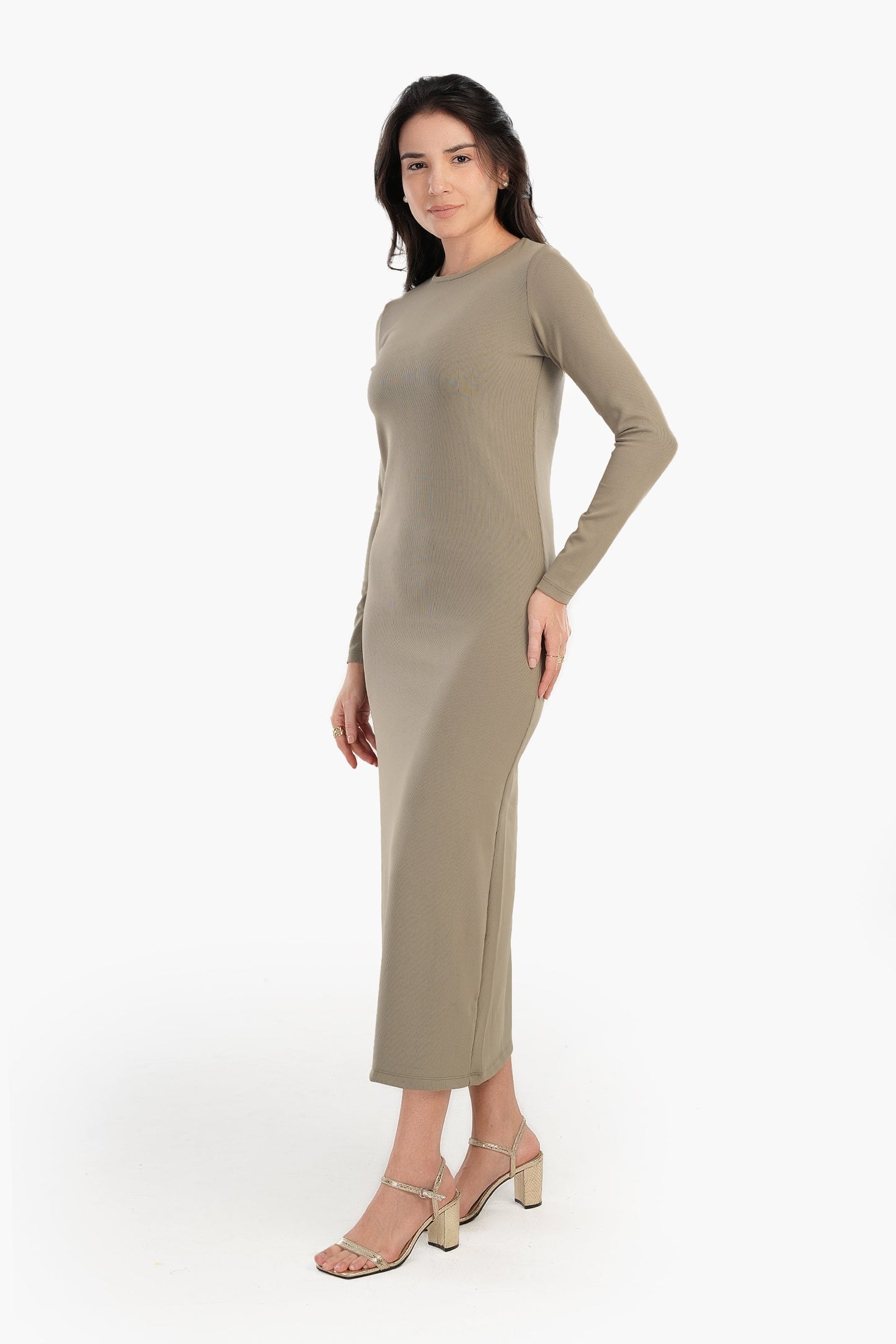 Slim Fit Slip on Dress