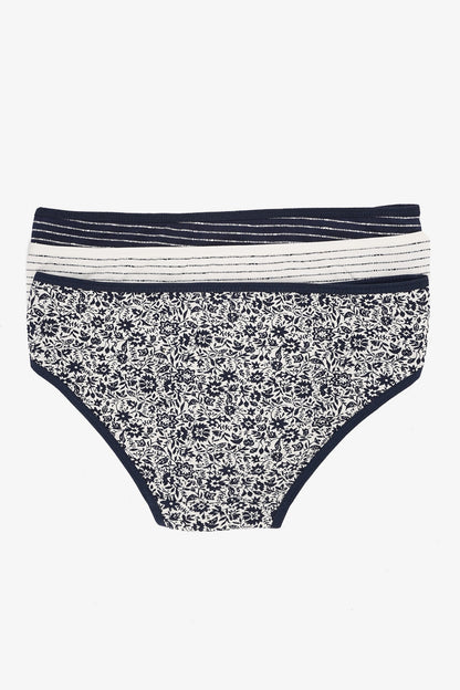 مجموعة من 3 سراويل بيكيني ملونة