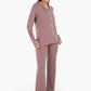 Viscose Contrast Piping Pyjama Set