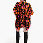 Colorful Jacquard Open Front Poncho