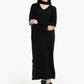 Choker Neck Knitted Maxi Dress