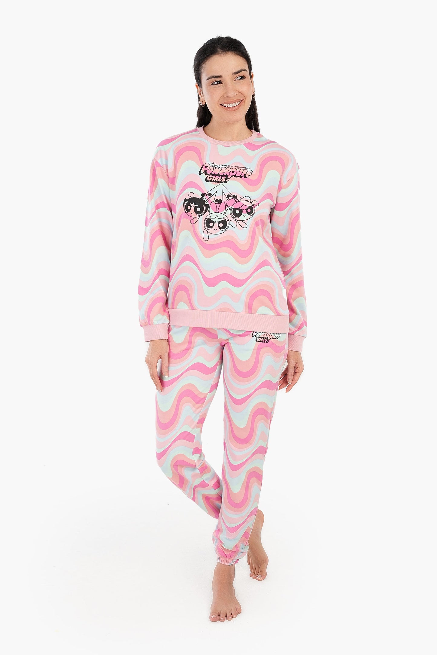 Powerpuff Girls Pyjama Pants with Elastic Hem