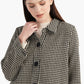 Bi-Tone Tweed Shirt with Buttons