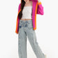 Color Piping Hem Cardigan